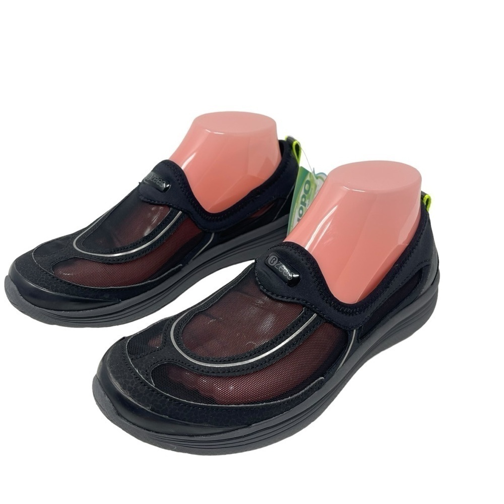 Sea Dogs by Bzees Womens Size 8W Water Wearable shoes black NWT READ